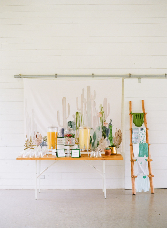 Cactus baby shower