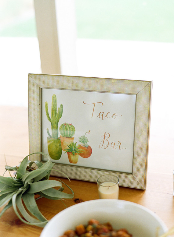 Cactus baby shower