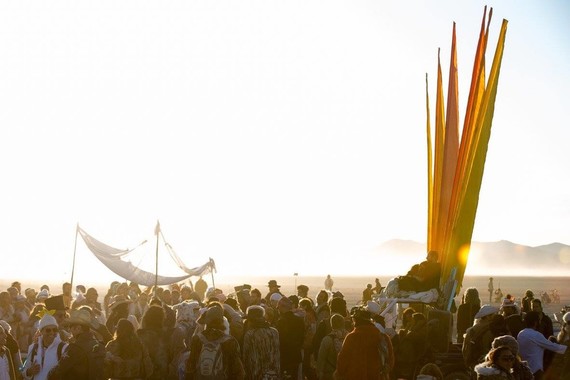 Burning Man wedding