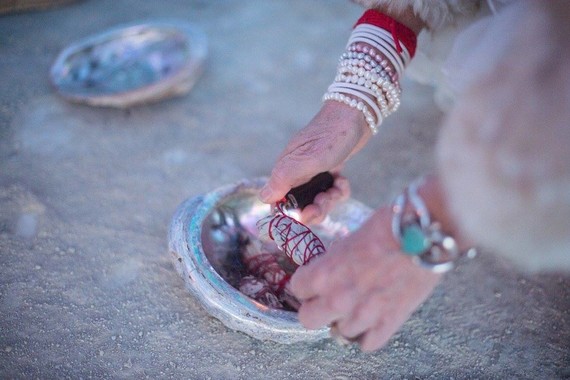 Burning Man wedding