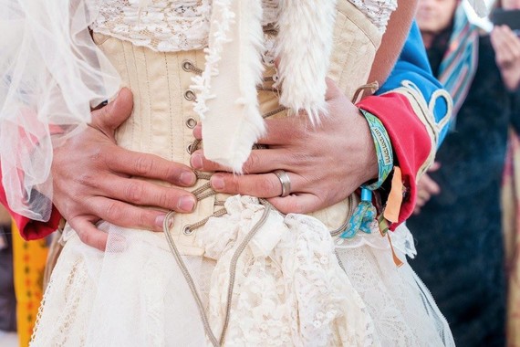 Burning Man wedding