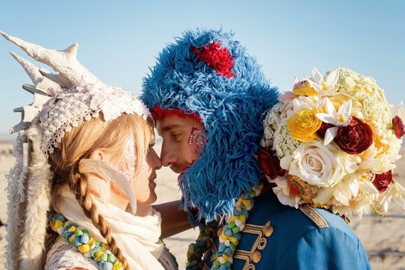 Burning Man wedding