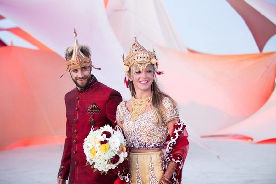 Burning Man wedding