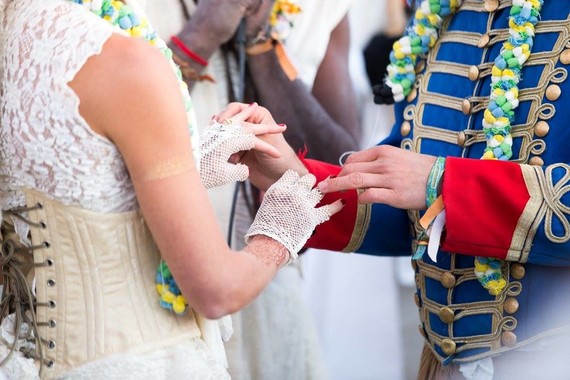 Burning Man wedding