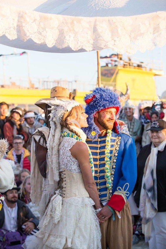 Burning Man wedding