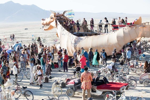 Burning Man wedding