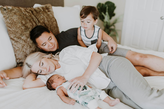 Family newborn photos