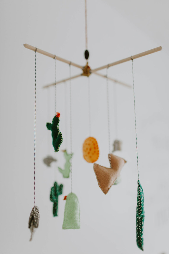 DIY felt mobile