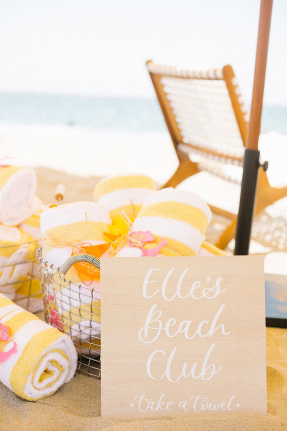 Italian Riviera beach party 1st birthday