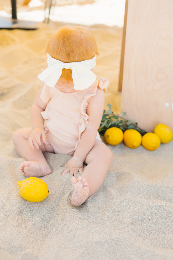 Italian Riviera beach party 1st birthday