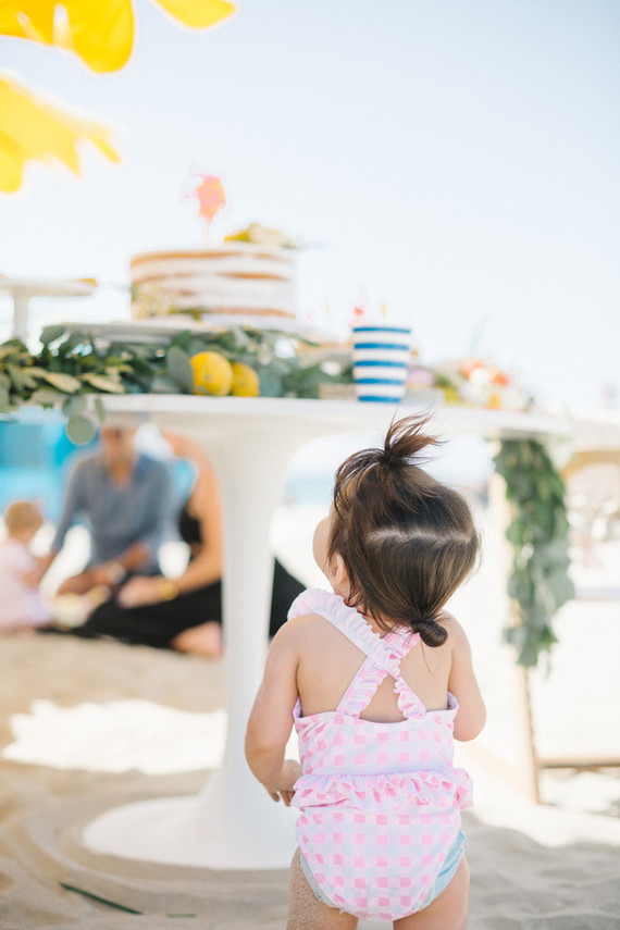 Italian Riviera beach party 1st birthday