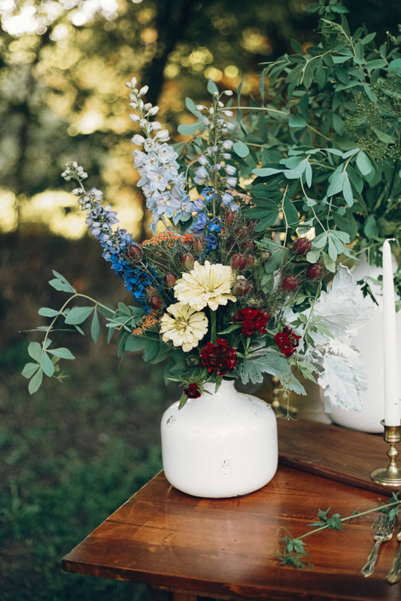 Late summer Nebraska farm elopement shoot