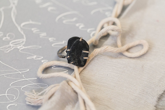 Moody shipwreck inspired wedding invitations