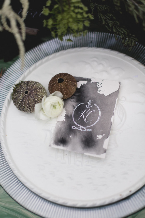 Moody shipwreck inspired wedding editorial