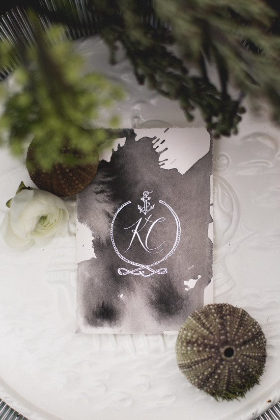 Moody shipwreck inspired wedding editorial