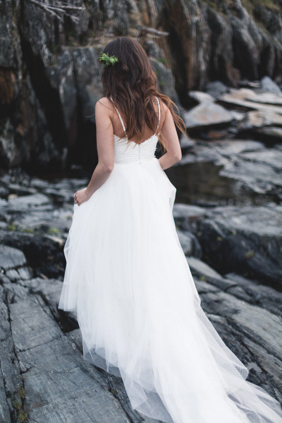 Moody shipwreck inspired wedding editorial