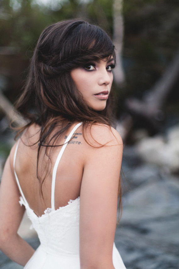 Moody shipwreck inspired wedding editorial