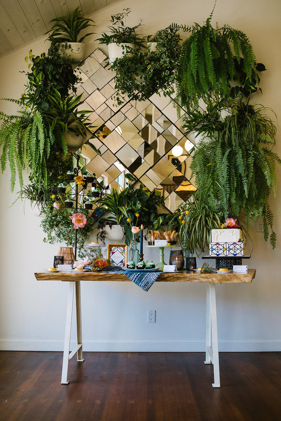 ornate dessert table