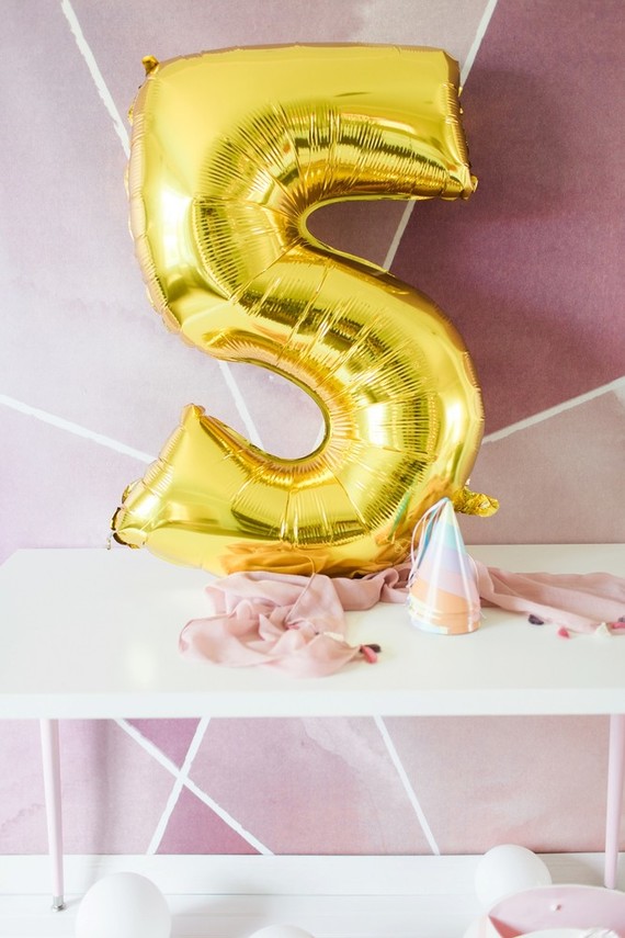 Donut themed 5th birthday party Inspiration