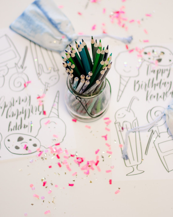 Shibori birthday party ideas