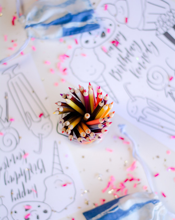 Shibori birthday party ideas