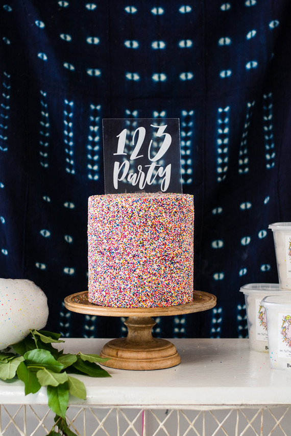 Shibori birthday party ideas