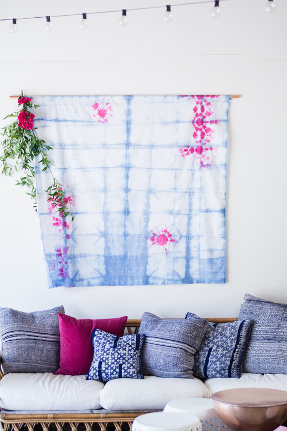 Shibori birthday party ideas