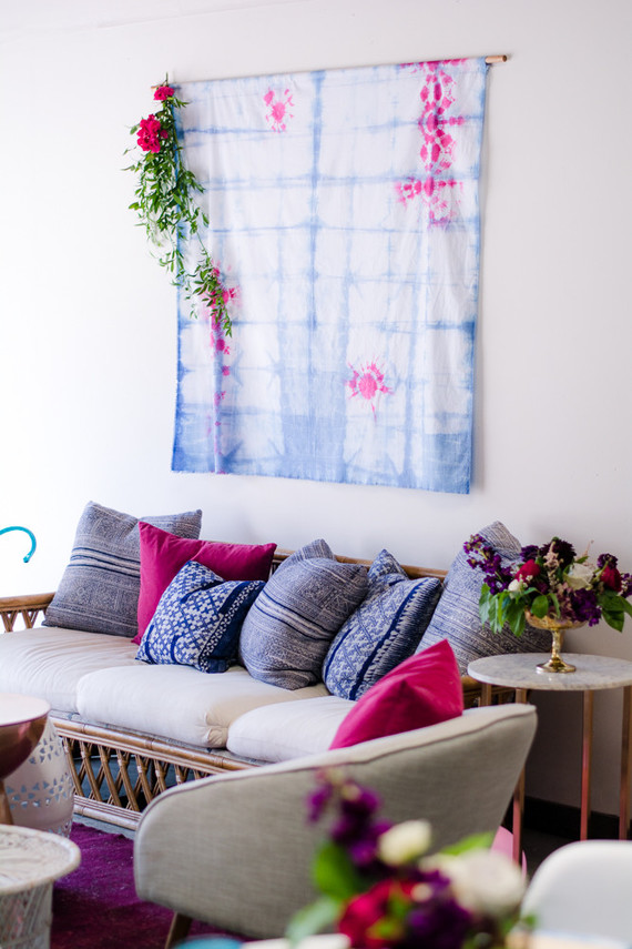 Shibori birthday party ideas