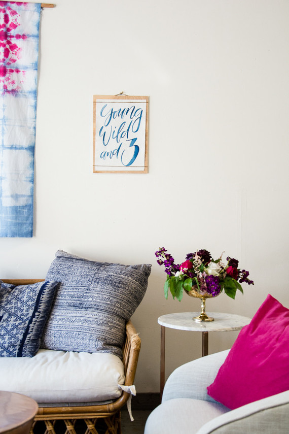 Shibori birthday party ideas