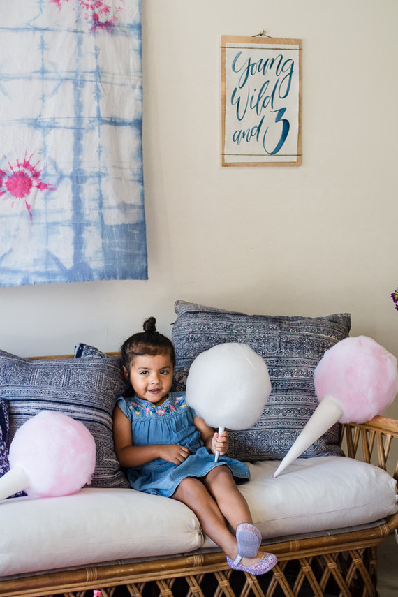Shibori birthday party ideas
