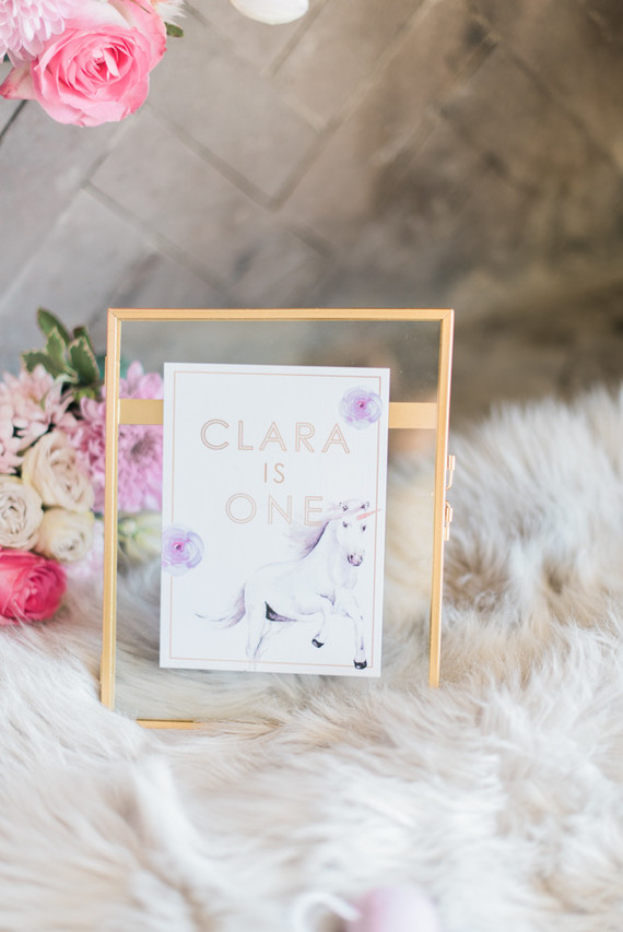 Magical pink 1st birthday party