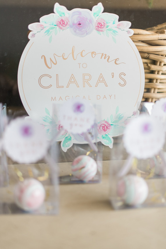 Magical pink 1st birthday party