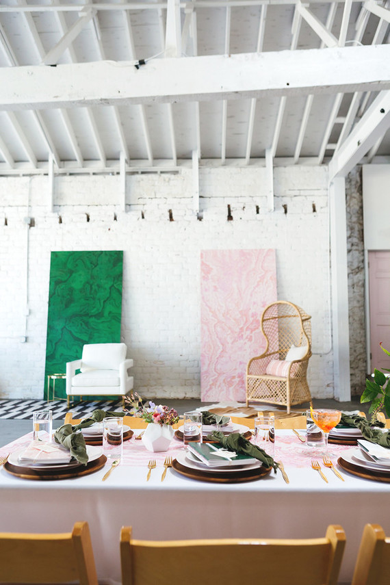Sarah Sherman Samuel's wallpaper launch lunch Inspiration
