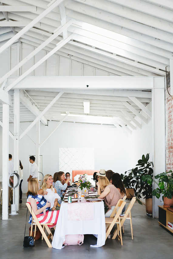 Sarah Sherman Samuel's wallpaper launch lunch