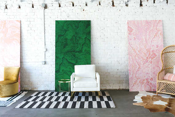 Sarah Sherman Samuel's wallpaper launch lunch