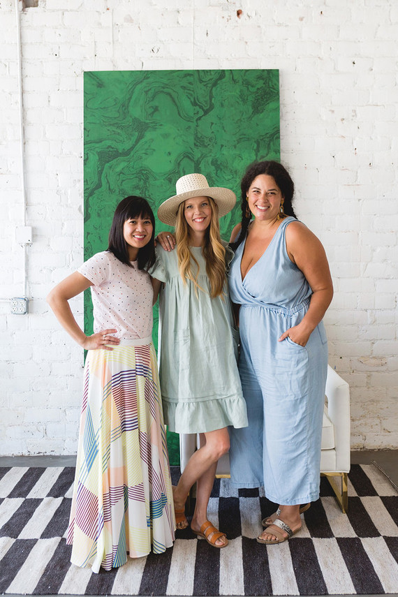 Sarah Sherman Samuel's wallpaper launch lunch