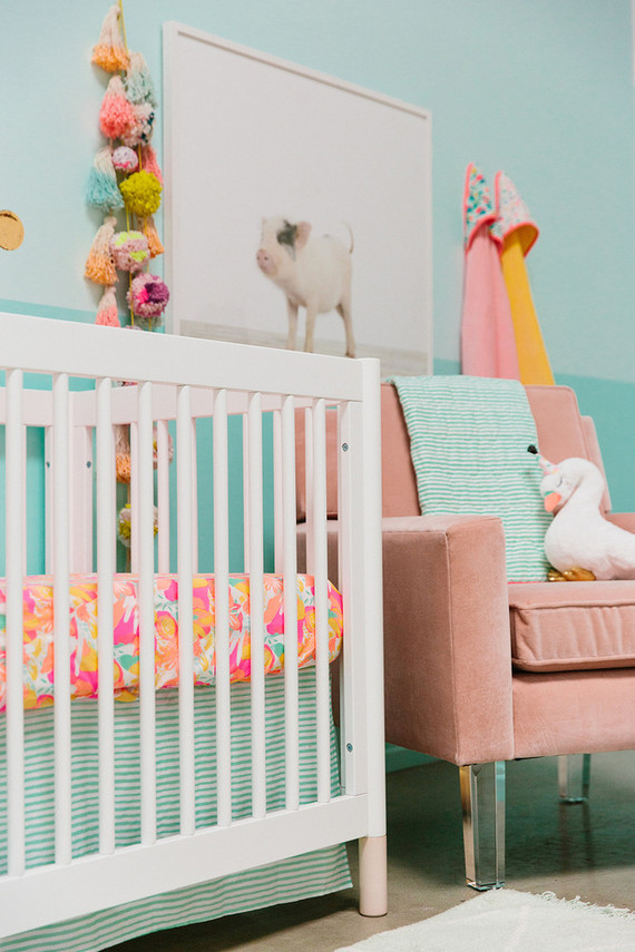 Bright girl's nursery ideas from the Oh Joy for Target fall 2017 line