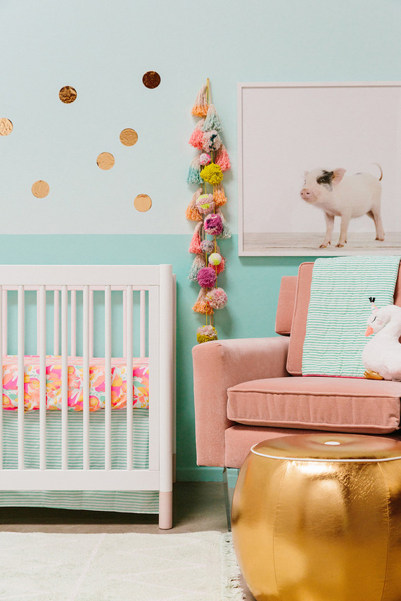 Bright girl's nursery ideas from the Oh Joy for Target fall 2017 line