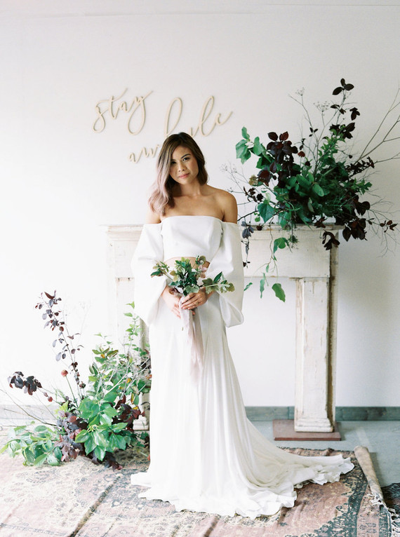 minimal bridal style