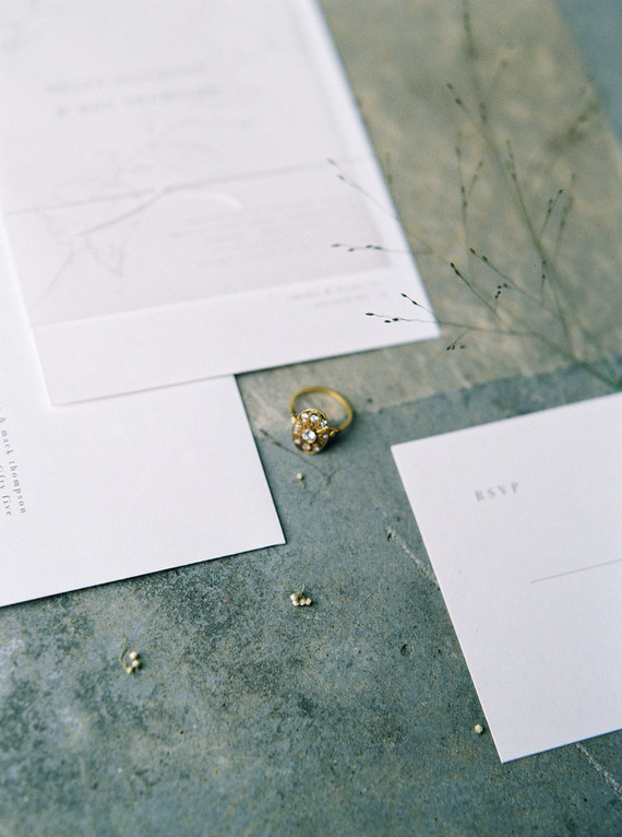 minimal wedding invitations