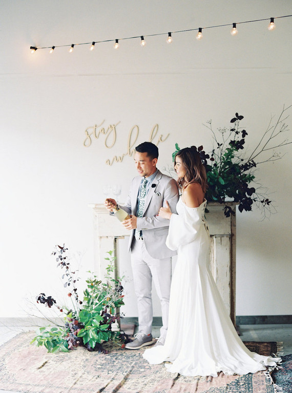 minimal fall wedding ideas