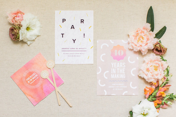 40th birthday party invites