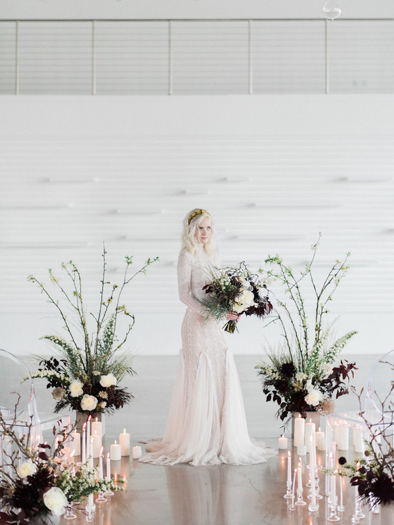 All white bohemian wedding ideas Inspiration