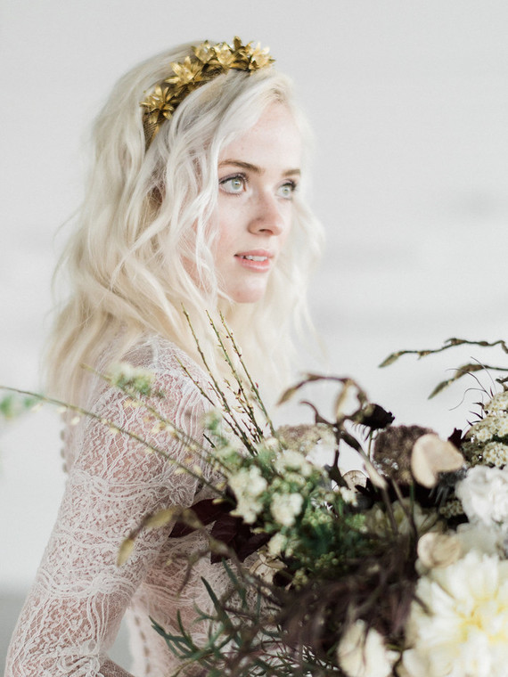 All white bohemian wedding ideas