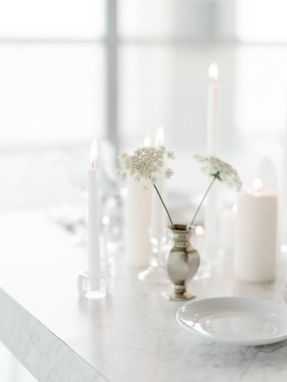 All white bohemian wedding ideas