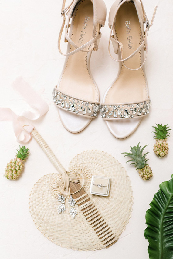 Tropical bridal details