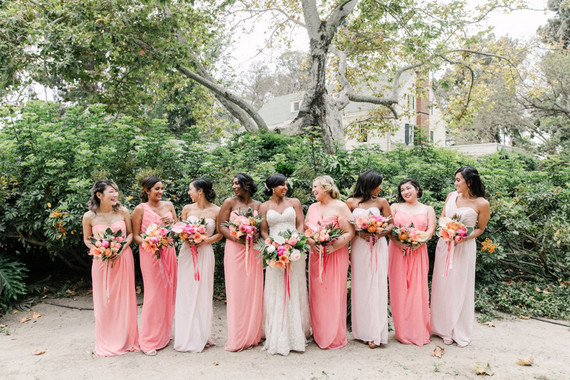 Tropical coral garden wedding Inspiration