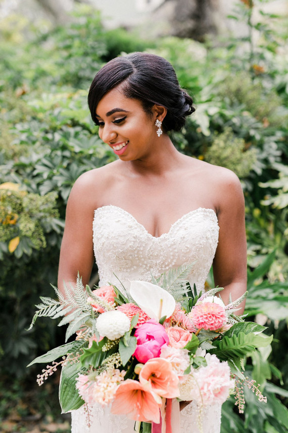 Tropical bridal bouquet Inspiration
