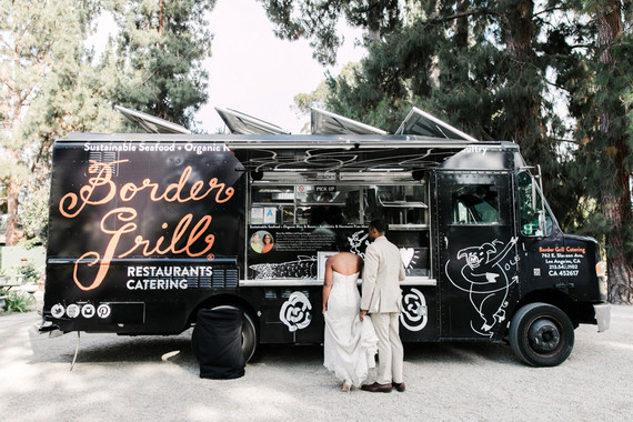Tropical coral garden wedding