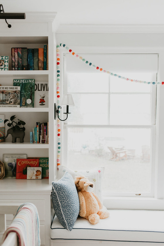 White safari inspired nursery